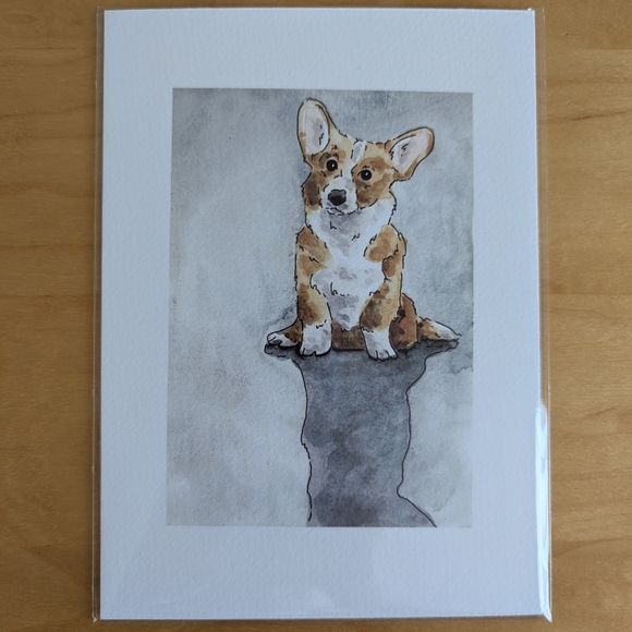 3 for $20 | NEW✨Corgi Print 5x7 inches - Picture 2 of 2